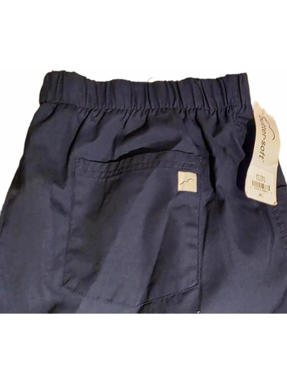 Butter Super Soft Women's XL Navy Blue Stretch Scrubs - Picture 5 of 7